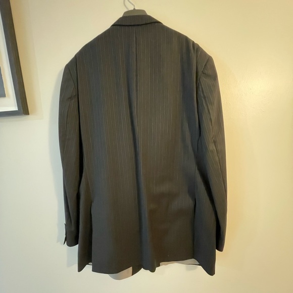 Hart Schafener Marx Studio Collection Men’s Suit Coat & Pants Black 50XL & 40x34 - Picture 4 of 13